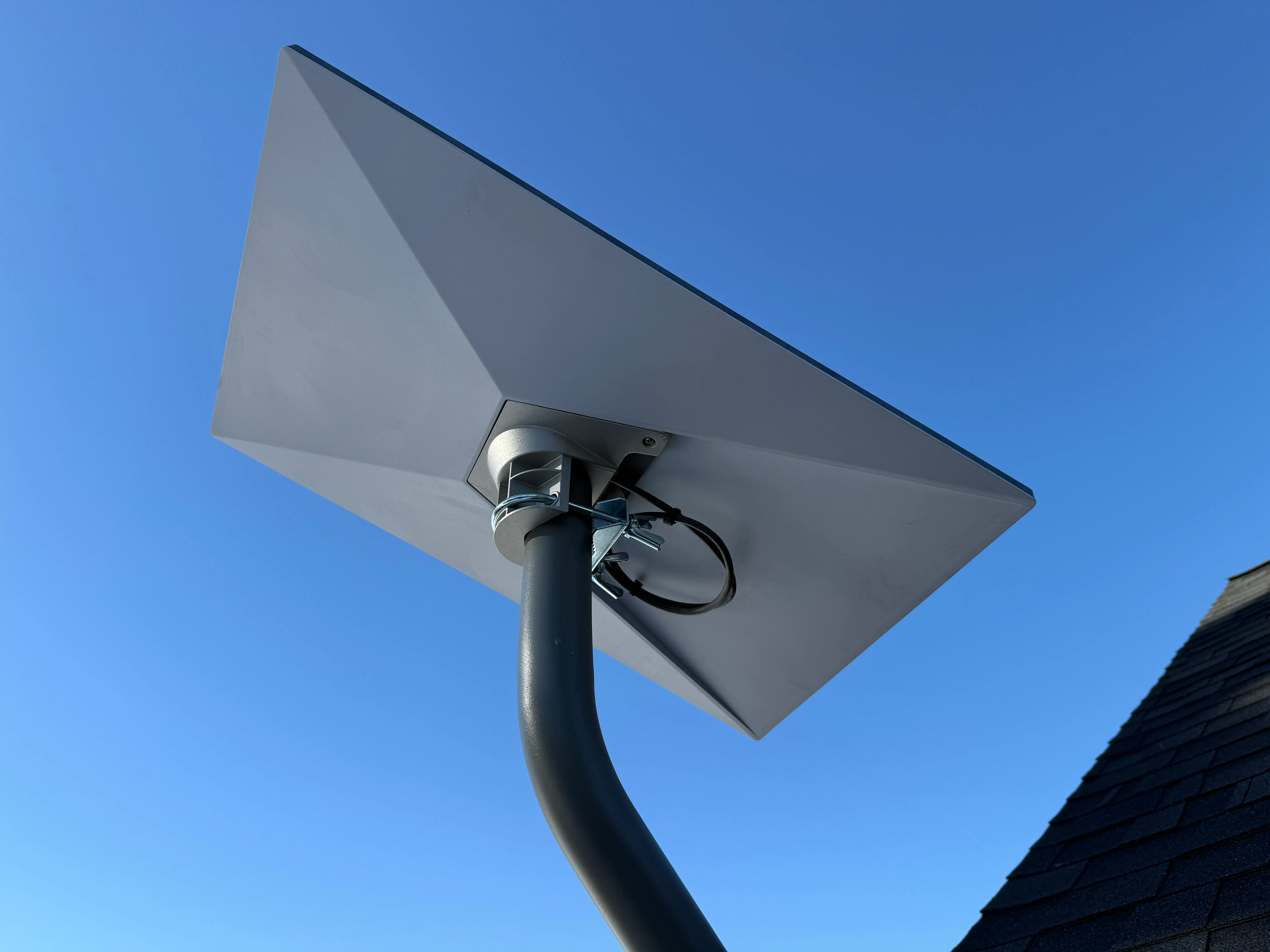 Starlink satellite dish installation